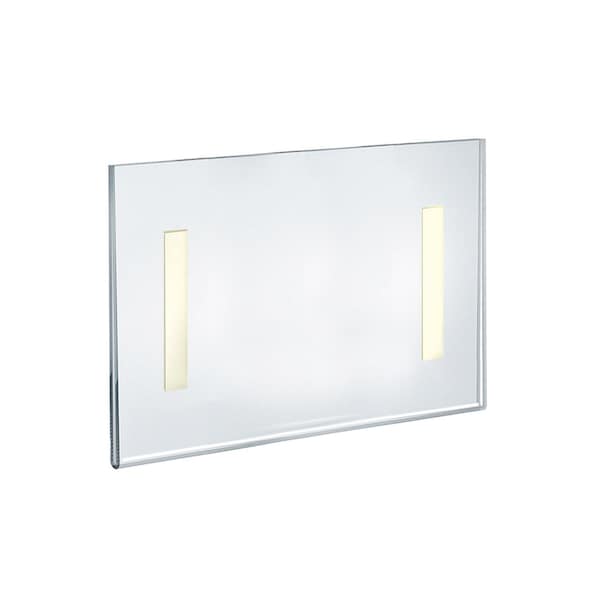 Clear Acrylic 11'' x 8.5'' Adhesive U-Frame, 2PK